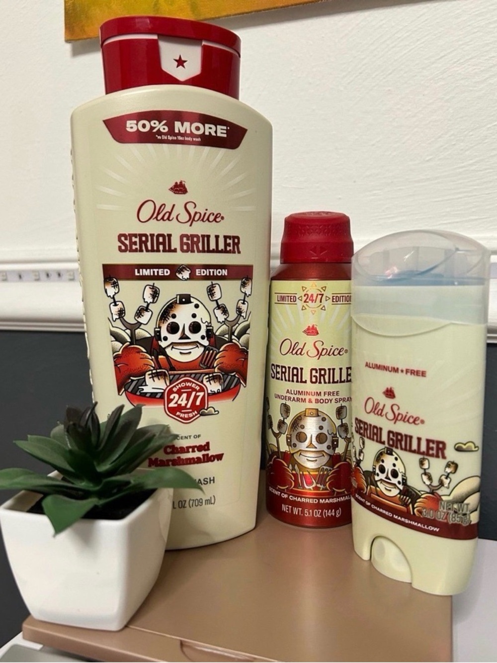Old Spice Serial Griller  Set -